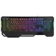 Teclado Delux Usb K9600 Gaming Negra + Luz RGB
